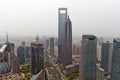 Shanghai World Financial Center and Jin Mao Tower.