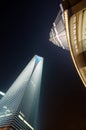 Shanghai World Financial Center and Jinmao Tower Royalty Free Stock Photo