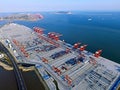 The fourth phase project of Yangshan Deep Water Port in Shanghai