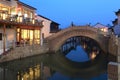 Shanghai zhujiajiao at night