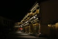 The night view of Moonlight Castle in Diqing, Shangri-La