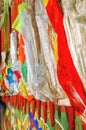 Interior of the Tibetan Buddhism famous Songzanlin Monastery in Shangri La. This is the begining of the Tibetan plateau in Yunnan Royalty Free Stock Photo