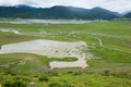 SHANGRILA, CHINA - Jul 31 2014: Napa Lake. a famous landscape in