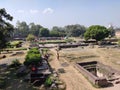 Shaniwar wada, Pune, Maharashtra, India, 1st January 2020: inside view of shanivar Wada with people