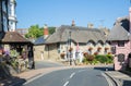 Pretty Thatched Cottages in Shanklin on Isle of Wight Royalty Free Stock Photo