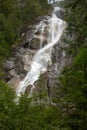 Shannon Falls at Provincial Park in Squamish summertime Royalty Free Stock Photo