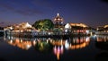 Night of Suzhou city, Jiangsu, China Royalty Free Stock Photo