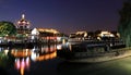 Night of Suzhou city, Jiangsu, China Royalty Free Stock Photo