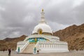 Shanti Stupa is a Buddhist white-domed stupa chorten