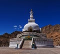 Shanti stupa in Leh