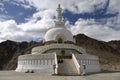 Shanti Stupa in Leh, Ladakh Royalty Free Stock Photo