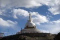 Shanti Stupa, Leh, Ladakh, India Royalty Free Stock Photo