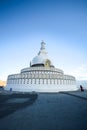 Shanti Stupa, Leh, Ladakh, India Royalty Free Stock Photo