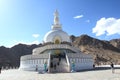 Shanti Stupa, Leh, Ladakh, India. Royalty Free Stock Photo