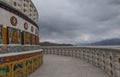 Shanti Stupa Passage Royalty Free Stock Photo