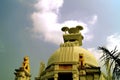 Shanti stupa: peace pagoda dedicated to lord Buddha