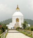 Shanti Stupa in Pokhara