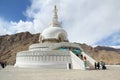 Shanti stupa.