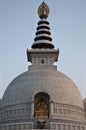 SHANTI STUPA TEMPLE, NEW DELHI, INDIA