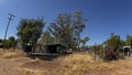 Shanty Lifestyle On Australian Prospecting Fields, Fish Eye Lens