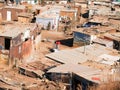 Shanty town living and homes of some of words poorest people in Soweto South Africa, August 15 2007