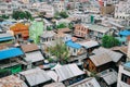 Shanty town in Mandalay. Royalty Free Stock Photo