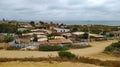 Shanty town in southern Ecuador