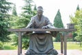 Sima Guang Statue at Sima Guang Temple (Sima Wengong Ci). a famous historic site in Yuncheng, Shanxi, China.