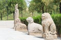 Sima Guang Tomb at Sima Guang Temple (Sima Wengong Ci). a famous historic site in Yuncheng, Shanxi, China.