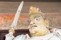 Budda Statue at Shuanglin Temple in Pingyao, Shanxi, China. It is part of UNESCO World Heritage Site - Ancient City of Ping Yao.