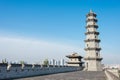 Datong City Wall. a famous historic site in Datog, Shanxi, China. Royalty Free Stock Photo