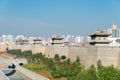 Datong City Wall. a famous historic site in Datog, Shanxi, China.