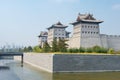 Datong City Wall. a famous historic site in Datog, Shanxi, China. Royalty Free Stock Photo