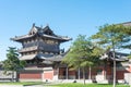 Huayan Temple. a famous historic site in Datog, Shanxi, China. Royalty Free Stock Photo