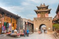 Morning View of Ancient City of Ping Yao in Pingyao, Shanxi, China. It is part of UNESCO World Heritage Site - Ancient City of Pin Royalty Free Stock Photo