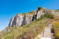 Mountain path at Heng Shan. a famous landscape in Hunyuan, Datong, Shanxi, China. Royalty Free Stock Photo