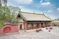 Shuanglin Temple in Pingyao, Shanxi, China. It is part of UNESCO World Heritage Site - Ancient City of Ping Yao. Royalty Free Stock Photo