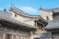 Wang Family Courtyard. a famous historic site in Lingshi, Jinzhong, Shanxi, China. Royalty Free Stock Photo