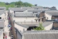 Wang Family Courtyard. a famous historic site in Lingshi, Jinzhong, Shanxi, China. Royalty Free Stock Photo