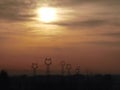 Shanxi rural sunrise, China