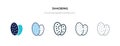 Shaobing icon in different style vector illustration. two colored and black shaobing vector icons designed in filled, outline,