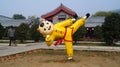 Shaolin temple fighter sculpture