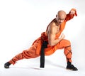 Shaolin warrior monk Royalty Free Stock Photo