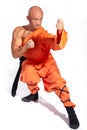 Shaolin warrior monk Royalty Free Stock Photo