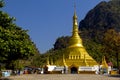 Shap pagoda gilded