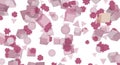 Shape abstract, pattern texture or background. Smooth, messy, ellipse & triangle. Royalty Free Stock Photo