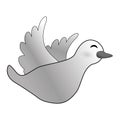Shape dove icon image design Royalty Free Stock Photo