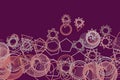 Shape of mixed, abstract background pattern. Template, hexagon, repeat & style. Royalty Free Stock Photo