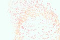 Shape of motion, particle or random, abstract background pattern. Shape, drawing, design, template & dust. Royalty Free Stock Photo