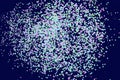 Shape of motion, particle or random, abstract background pattern. Vector, white, canvas & web. Royalty Free Stock Photo